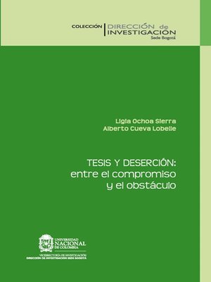 cover image of Tesis y deserción